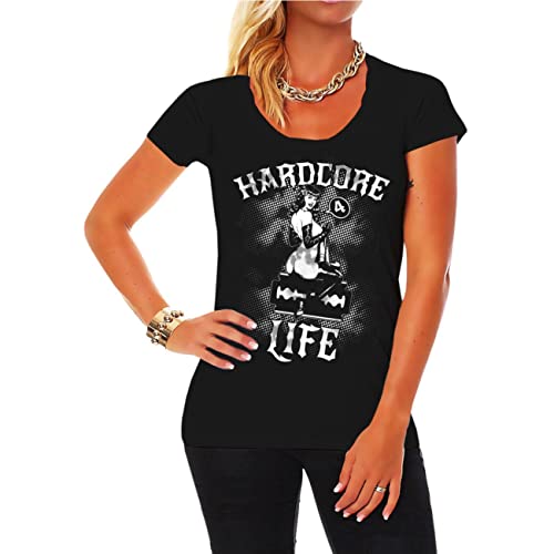 Tshirt Damen Hardcore 4 Life Größe S - XXL von Life Is Pain