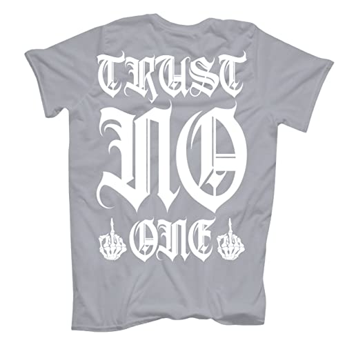 Übergrößen T-Shirt Fuck The World Trust NO one Gangster Rapper 3XL bis 8XL von Life Is Pain