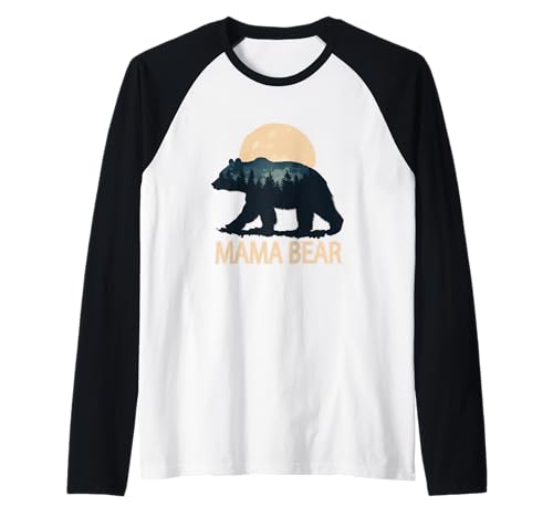 Life Is Really Good Mama Bär Vintage Retro Muttertag Raglan von Life Is Really Good Summer Beach Vacation Graphic