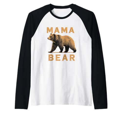 Life is Really Good Mama Bär Vintage Retro Muttertag Raglan von Life Is Really Good Summer Beach Vacation Graphic