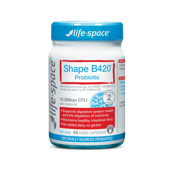 Life Space - Shape B420™ Probiotic - 60 Capsules von Life Space