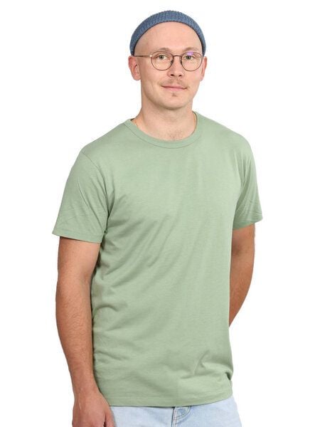 Life-Tree Fairwear Bambus Basic Shirt Men Bamboo Green von Life-Tree