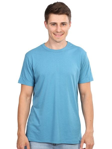 Life-Tree Fairwear Bambus Basic Shirt Men Petrol Blue von Life-Tree