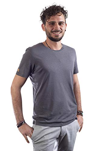 Life Tree Fairwear Modal Basic Shirt Men Anthrazit aus Modal und Bio-Baumwolle Größe L Life Tree Fairwear Modal Basic Shirt Men Anthrazit aus Modal und Bio-Baumwolle Größe L von Life Tree