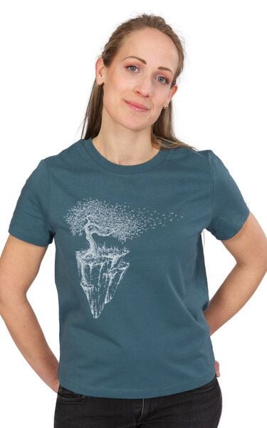 Life-Tree Organic Fairwear Shirt Women Stargazer Maple Island von Life-Tree