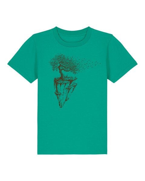 Life-Tree Shirt aus Biobaumwolle Fairwear für Kids "Maple Island" in verschiedenen Farben von Life-Tree