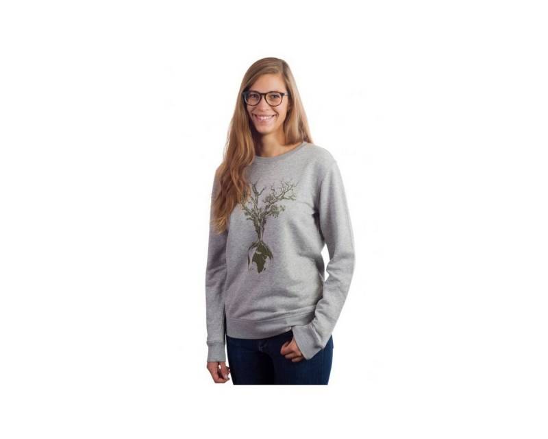 Life-Tree Sweater Sweatshirt für Damen in rot (1-tlg) von Life-Tree