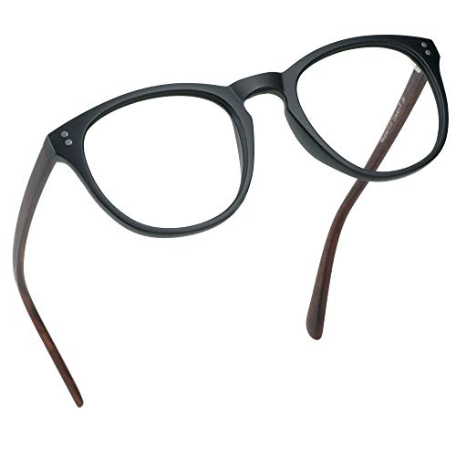 LifeArt Blaue Licht Blockieren Brille, Anti-Augen-Müdigkeit, Computer Lesebrillen, Gaming Brille, TV Brille für Frauen Männer, Anti UV, Anti Glare (Schwarz, 1.50 Vergrößerung) von LifeArt