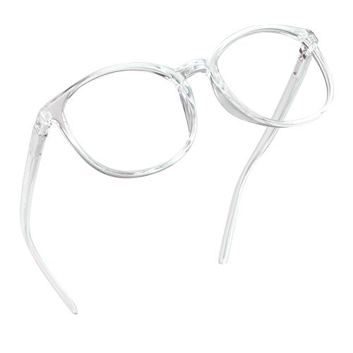 LifeArt Blue Light Blocking Brille, Anti Eyestrain, Computer Lesebrille, TV Brille für Frauen Männer(klar,3.25 Vergrößerung) von LifeArt