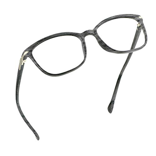 LifeArt Blaulicht-Schutzbrillen, Computer-Lesebrillen, Spielbrillen, TV-Brillen für Frauen, Männer, Blendschutz(Holz,0.75 Vergrößerung) von LifeArt