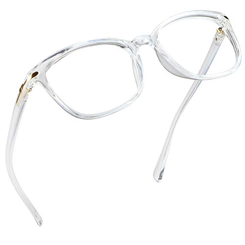 LifeArt Blaulicht-Schutzbrillen, Computer-Lesebrillen, Spielbrillen, TV-Brillen für Frauen, Männer, Blendschutz (Transparent, 0.25 Vergrößerung) von LifeArt