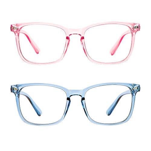 LifeArt Blaulichtblockierende Brille, Anti-Überanstrengung, Computer-Lesebrille mit Federscharnier, Gaming-Brille, TV-Brille für Damen und Herren, Uptown_1blau&rosa, +2.75 Magnification LifeArt Blaulichtblockierende Brille, Anti-Überanstrengung, Computer-Lesebrille mit Federscharnier, Gaming-Brille, TV-Brille für Damen und Herren, Uptown_1blau&rosa, +2.75 Magnification von LifeArt
