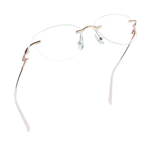 LifeArt Blue Light Blocking Brille, Computer Lesebrille, Anti Blaue Strahlen, Reduzieren Eyestrain, Stilvoll für Männer und Frauen(Rosa,+2.00 Vergrößerung) von LifeArt