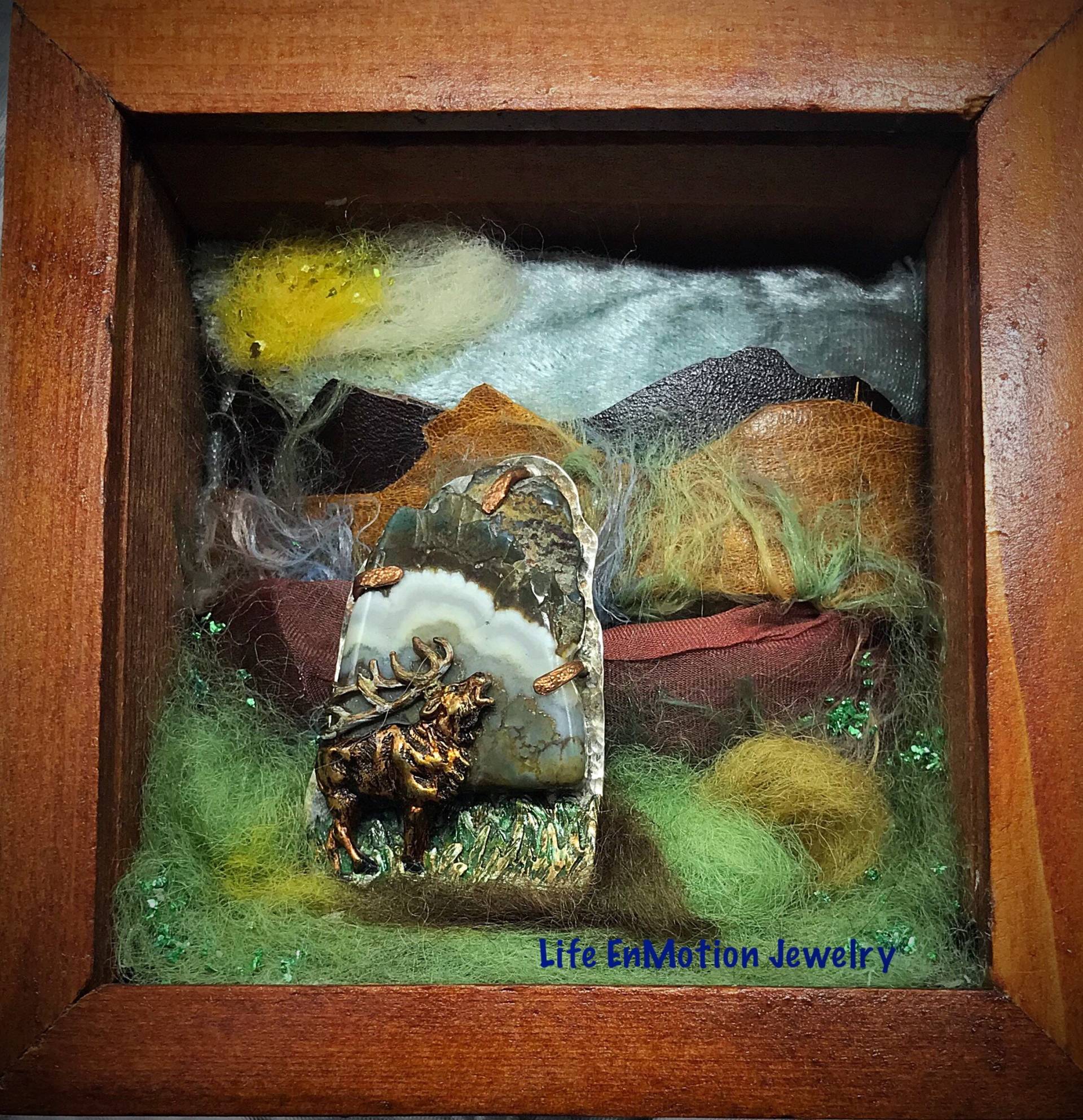 Vorsichtige Mann Achat Einzigartige Aussage Halskette, Rustikale Berg Westlichen Schmuck, Ooak Handgemachte Edelstein Halskette Vorsichtige Mann Achat Einzigartige Aussage Halskette, Rustikale Berg Westlichen Schmuck, Ooak Handgemachte Edelstein Halskette von LifeEnmotionjewelry