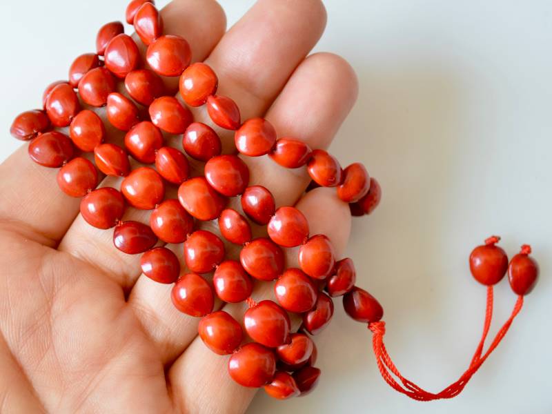 Natürliche Rote Farbe Herz Form Bodhi Seed Love Perlen Größe Ca. 6-7x8-9mm 106-112 Stück #w11 Natürliche Rote Farbe Herz Form Bodhi Seed Love Perlen Größe Ca. 6-7x8-9mm 106-112 Stück #w11 von LifeGem