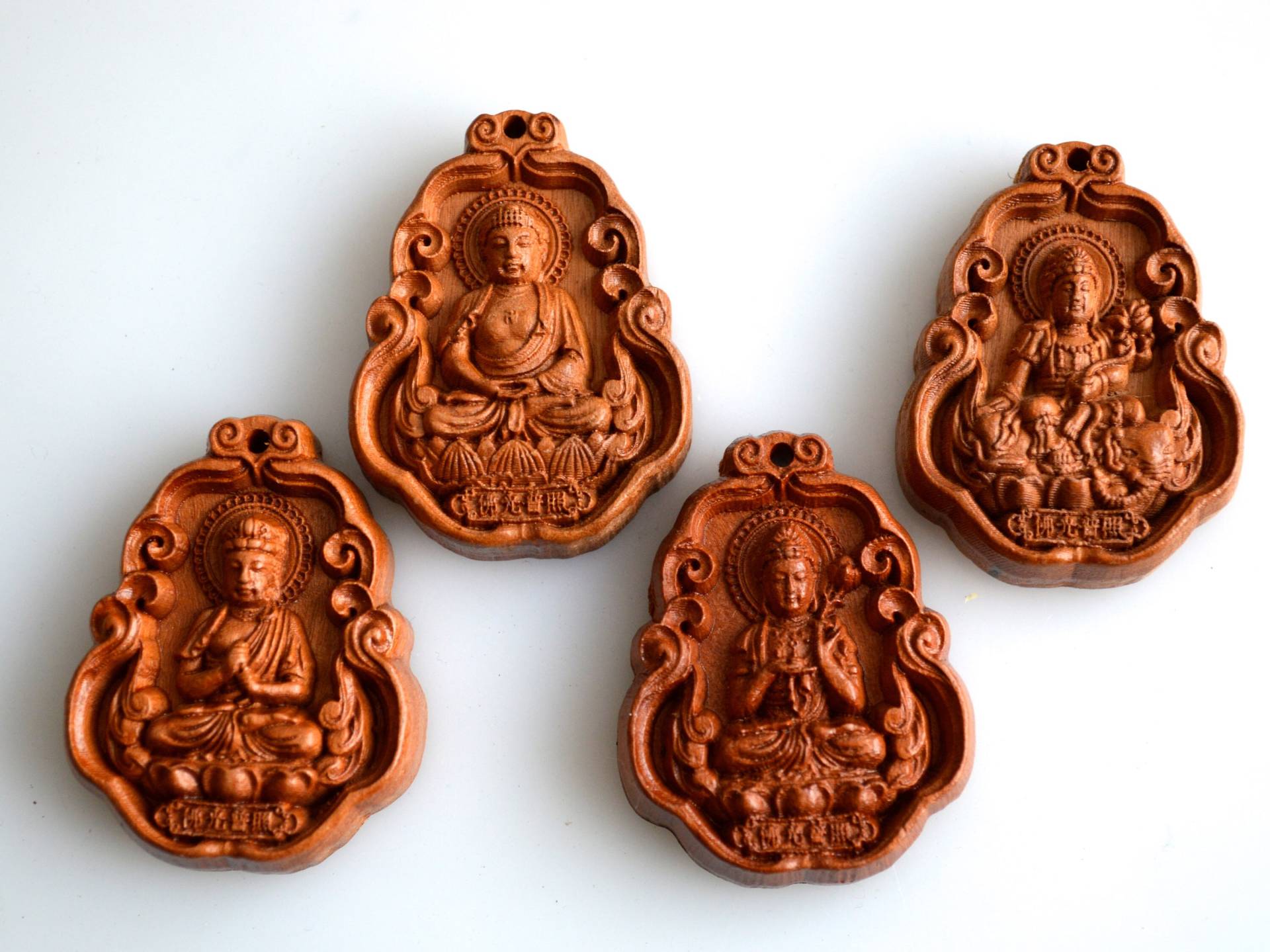 Pfirsich Holz Buddha Geschnitzt Anhänger Größe Ca. 44x34x10mm #w20 Pfirsich Holz Buddha Geschnitzt Anhänger Größe Ca. 44x34x10mm #w20 von LifeGem