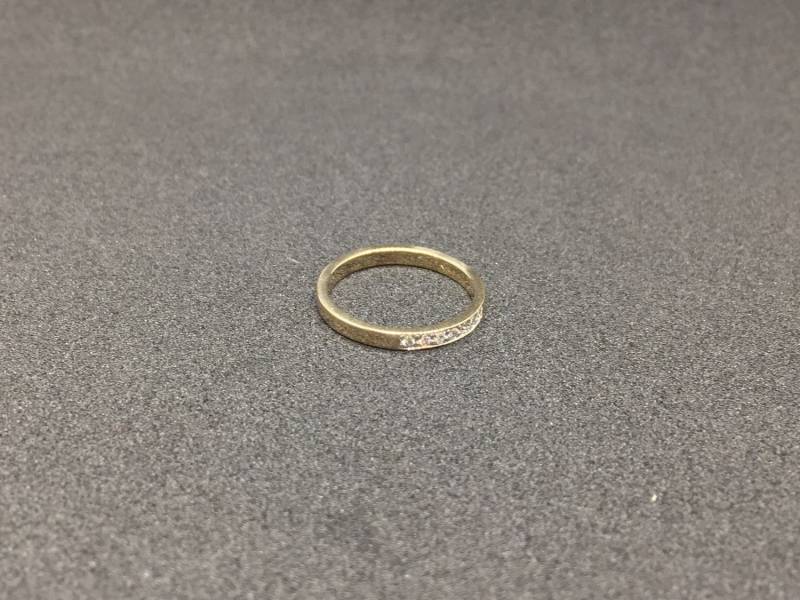 14K Gelbgold Ring Goldring Mit Diamanten Ehering von LifeOfJewelry