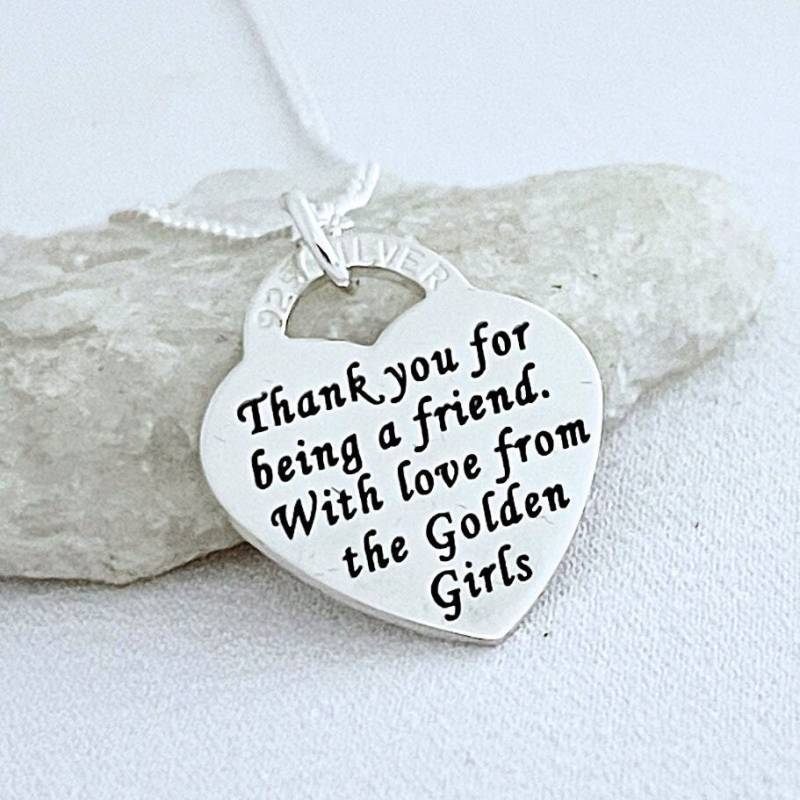 Personalisierte Herz Halskette. Individuelles Geschenk Für Tochter, Mutter, Schwestern, Freundin. Sterling Silber Und Kette. Tag 15. Wählen Sie Kette von LifeOfSilver