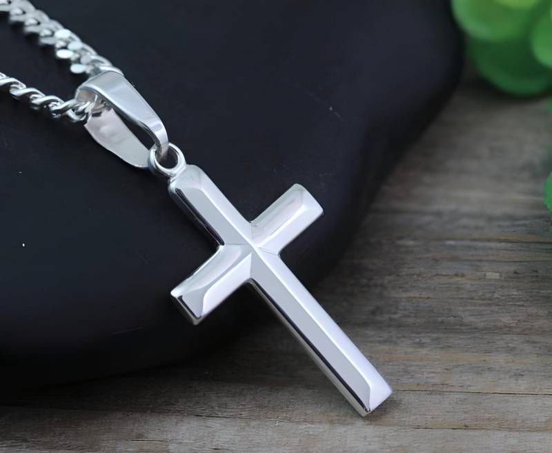 sterling Silber Kreuz Halskette Kleine Anhänger Halskette, Wählen Sie Dicke Kette Herren Kreuz, Dünne Damen Kinder. 5141 sterling Silber Kreuz Halskette Kleine Anhänger Halskette, Wählen Sie Dicke Kette Herren Kreuz, Dünne Damen Kinder. 5141 von LifeOfSilver