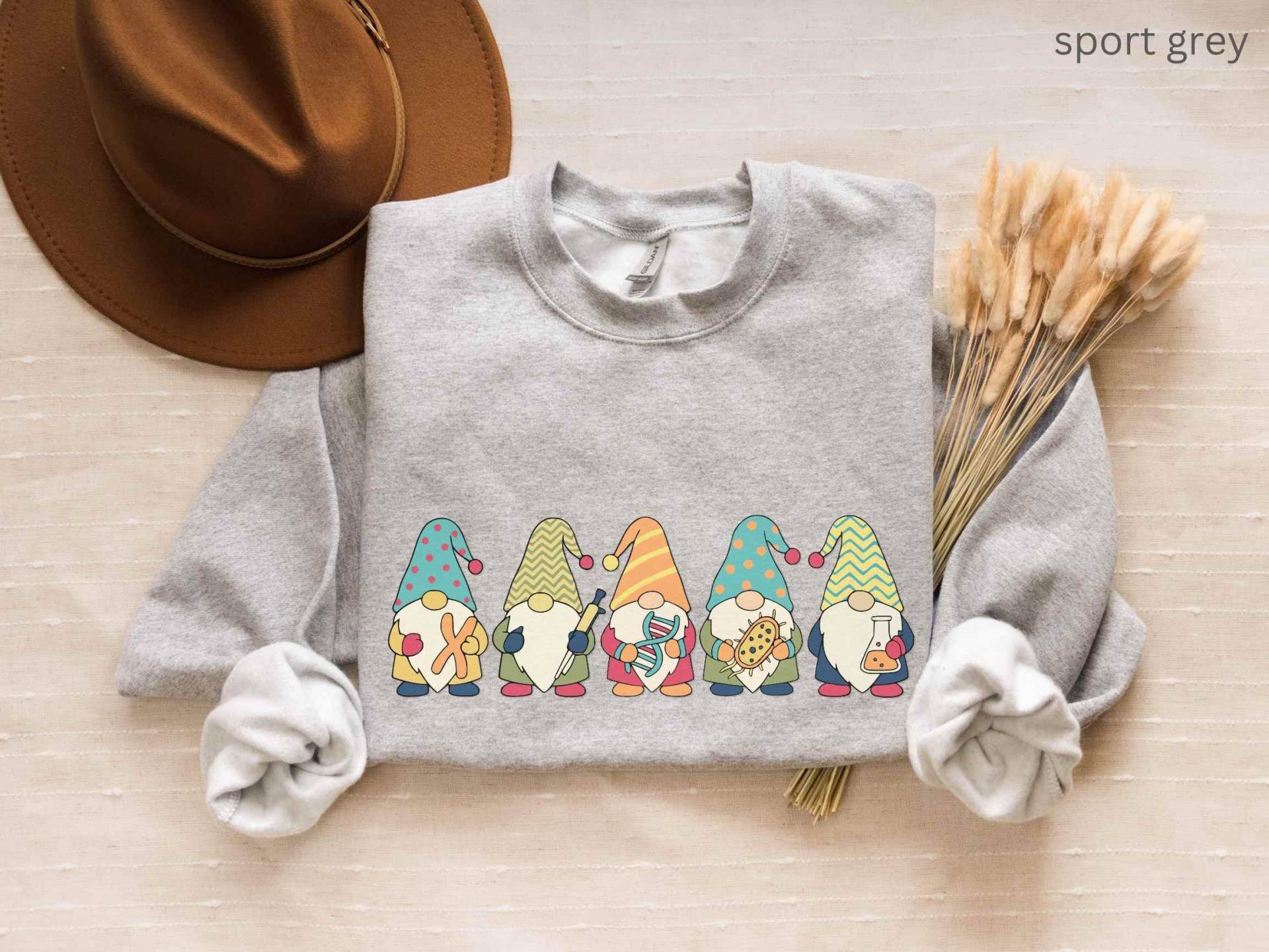 Molekularbiologie-Sweatshirt, Weihnachtszwerg-Wissenschaftslehrer-Pullover, Mikrobiologie-Zellbiologie-Abschlussgeschenke, Laborantikentgeschenk von LifeScienceForLife