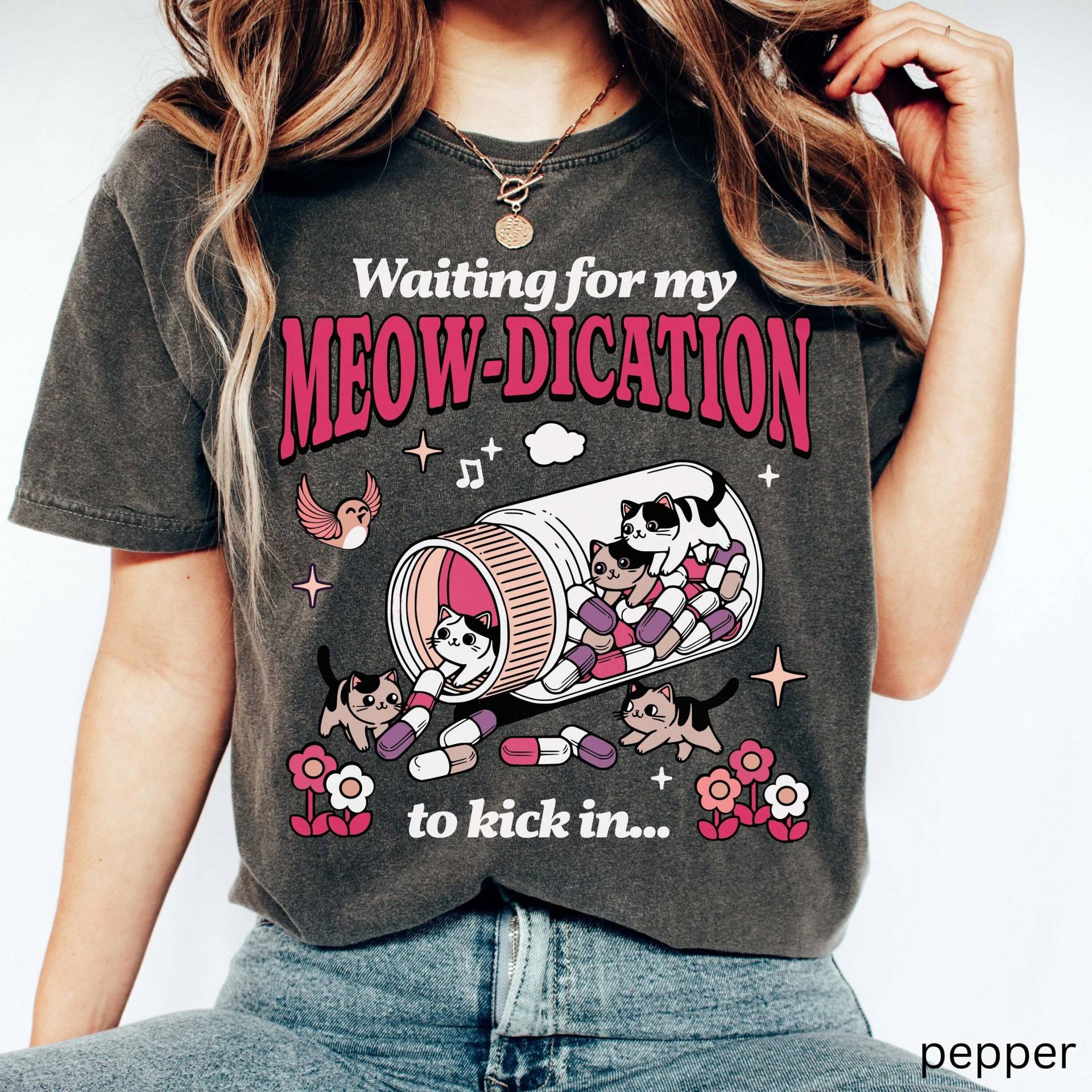 Neurospicy Antidepressivum Shirt, Angst Adhd Ocd Neurodiversent Katze T-Shirt, Neurovielfalt Shirts, Autismus Bewusstsein Geschenke Neurospicy Antidepressivum Shirt, Angst Adhd Ocd Neurodiversent Katze T-Shirt, Neurovielfalt Shirts, Autismus Bewusstsein Geschenke von LifeScienceForLife