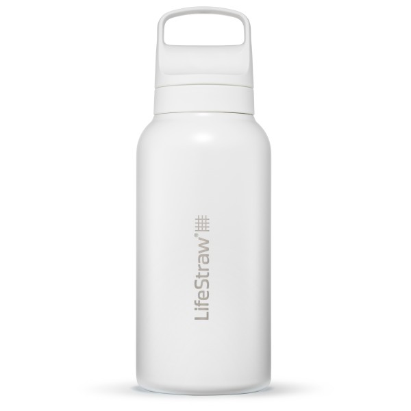LifeStraw - Go Stainless Steel - Trinkflasche Gr 1 l weiß von LifeStraw