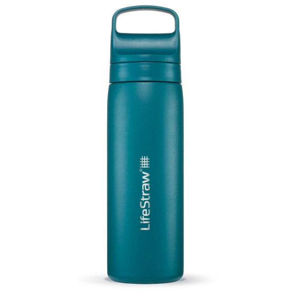 LifeStraw - Go Stainless Steel - Trinkflasche Gr 650 ml türkis von LifeStraw