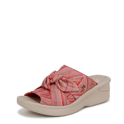BZees Damen Smile Sandale, Coral Weekend Stripe Fabric, 9.5 Wide von LifeStride