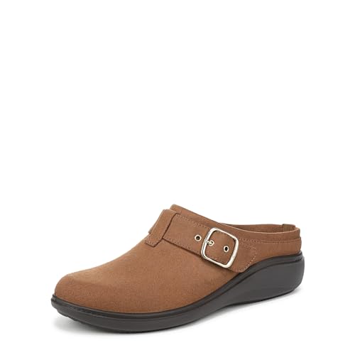 LifeStride Balance Pantoletten für Damen, Dark Tan, 9.5 Wide von LifeStride