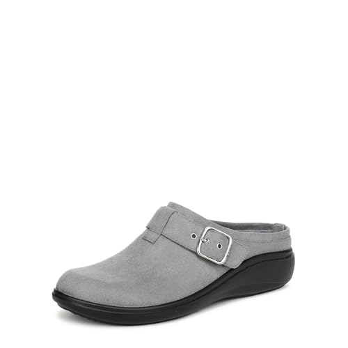 LifeStride Balance Pantoletten für Damen, Grau (Graphite//Nature's Delight), 9.5 Wide von LifeStride
