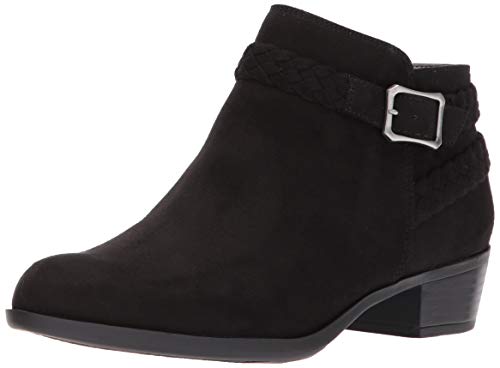 LifeStride Damen Adriana Ankle Bootie Stiefeletten, Schwarz Micro, 37 EU Weit von LifeStride