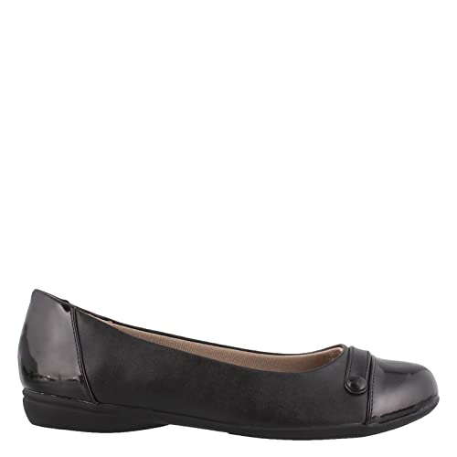 LifeStride Damen Alchemy Ballerinas, Schwarz, 39.5 EU Weit von LifeStride