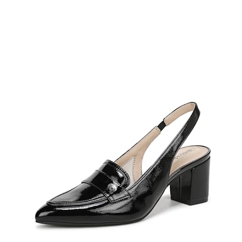 LifeStride Damen Angel Pump, Schwarz Lack, 7 Wide von LifeStride