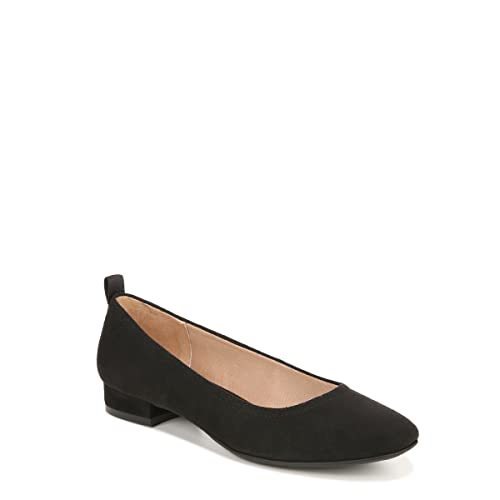 LifeStride Damen Cameo Slip on Ballet Flats Ballerinas, Schwarz Micro-Wildleder, 37.5 EU Weit von LifeStride