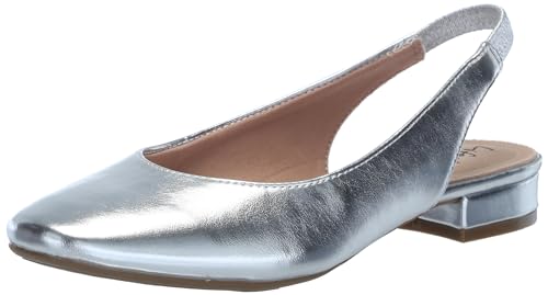 LifeStride Damen Claire Slingback Ballerinas, Silber, 37 EU von LifeStride