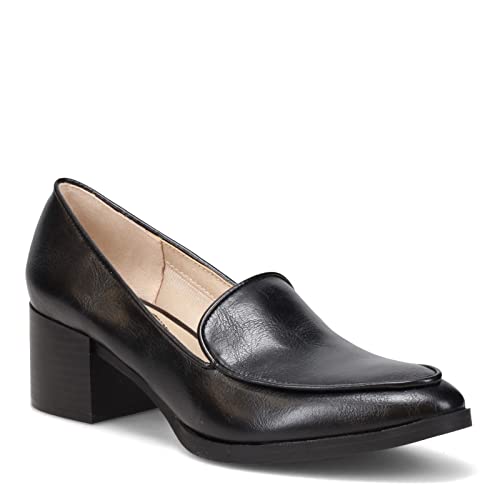 LifeStride Damen Devyn Loafer mit Blockabsatz Mokassin, Schwarz, 39 EU von LifeStride