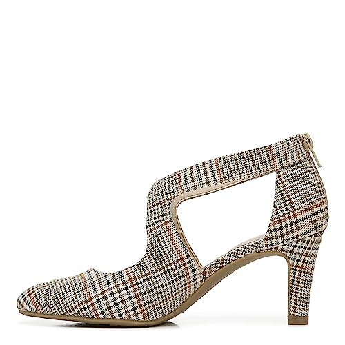 LifeStride Damen Giovanna 2 Pumps, Braunes Plaid, 41.5 EU von LifeStride