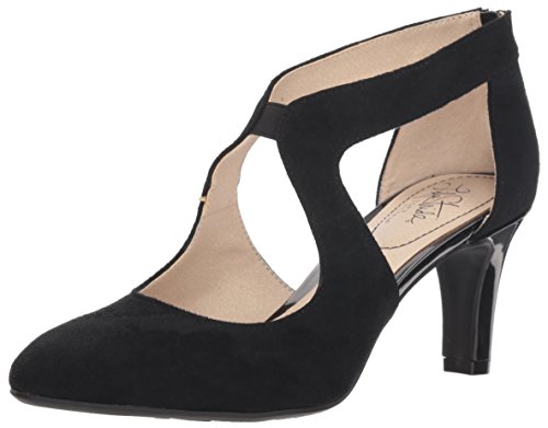 LifeStride Damen Giovanna 2 Pumps, Schwarz Micro-Wildleder, 36 EU von LifeStride