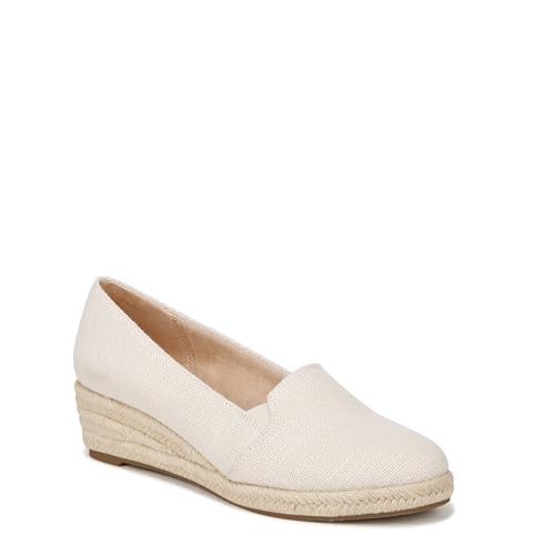 LifeStride Damen Kamilla Wedge Espadrilles Keilsandale, Cremefarbenes Leinen, 39 EU von LifeStride