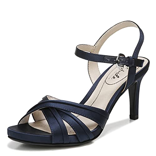 LifeStride Damen Maebree Pumps, Lux Navy Satin, 38.5 EU von LifeStride