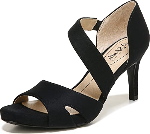 Lifestride Women's Mega Dress Sandal, Schwarz, 42 EU von LifeStride