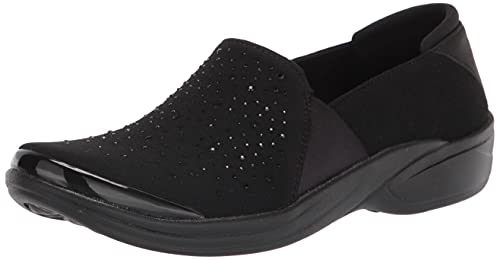 LifeStride Damen Mohn Slipper, Schwarze Strasssteine, 37.5 EU Weit von LifeStride