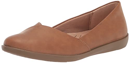 LifeStride Damen Notorious Ballet Flat Ballerinas, Hellbraun, 38 EU Weit von LifeStride