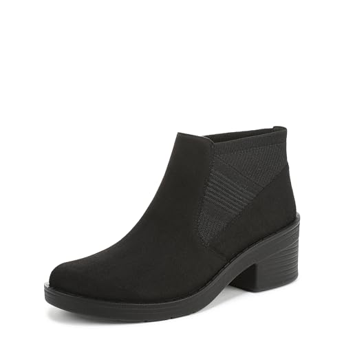 LifeStride Damen Outlook Knit Chelsea Boot, Schwarz, 38.5 EU von LifeStride