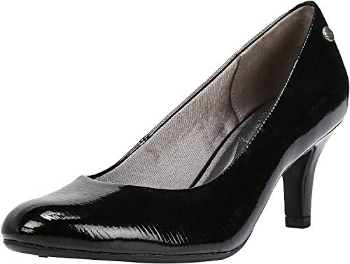 LifeStride Damen Parigi Dress Pump, Schwarz Lack, 39 EU Weit von LifeStride