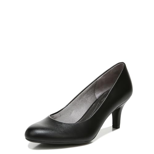 LifeStride Damen Parigi Dress Pump, Schwarz glatt, 39 EU Weit von LifeStride