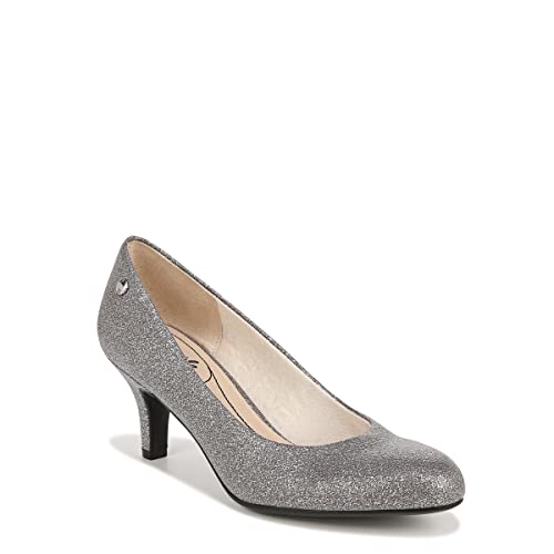 LifeStride Damen Parigi Pumps, Zinnfarben, Metallic, 38 EU Weit von LifeStride