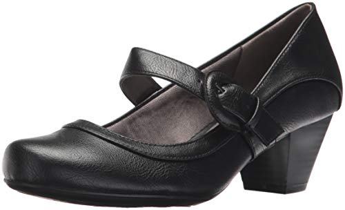 LifeStride Damen Rozz Pumps, schwarz, 39.5 EU Weit von LifeStride