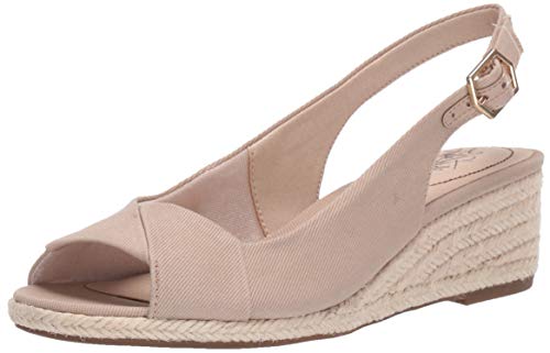 LifeStride Damen Socialite Espadrilles, Taupe, 37 EU Weit von LifeStride