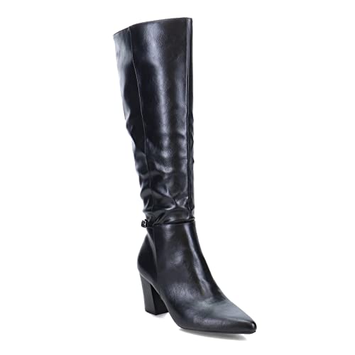 LifeStride Damen Stratford Kniehohe Stiefel, schwarz, 36 EU von LifeStride